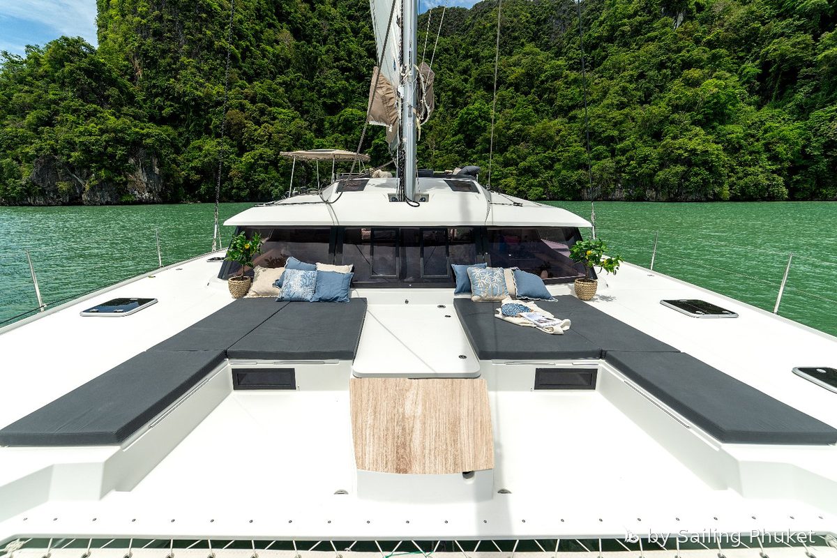 Triumpho on a private charter around Phuket's islands