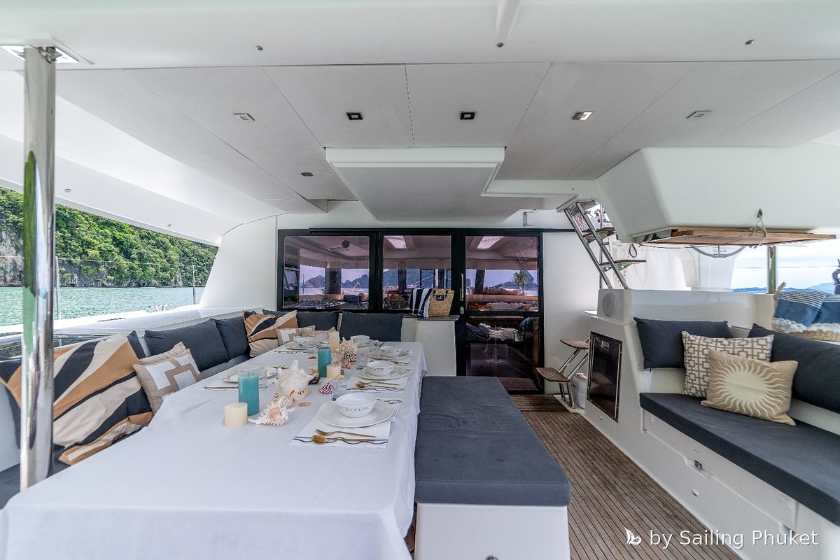 Triumpho on a private charter around Phuket's islands