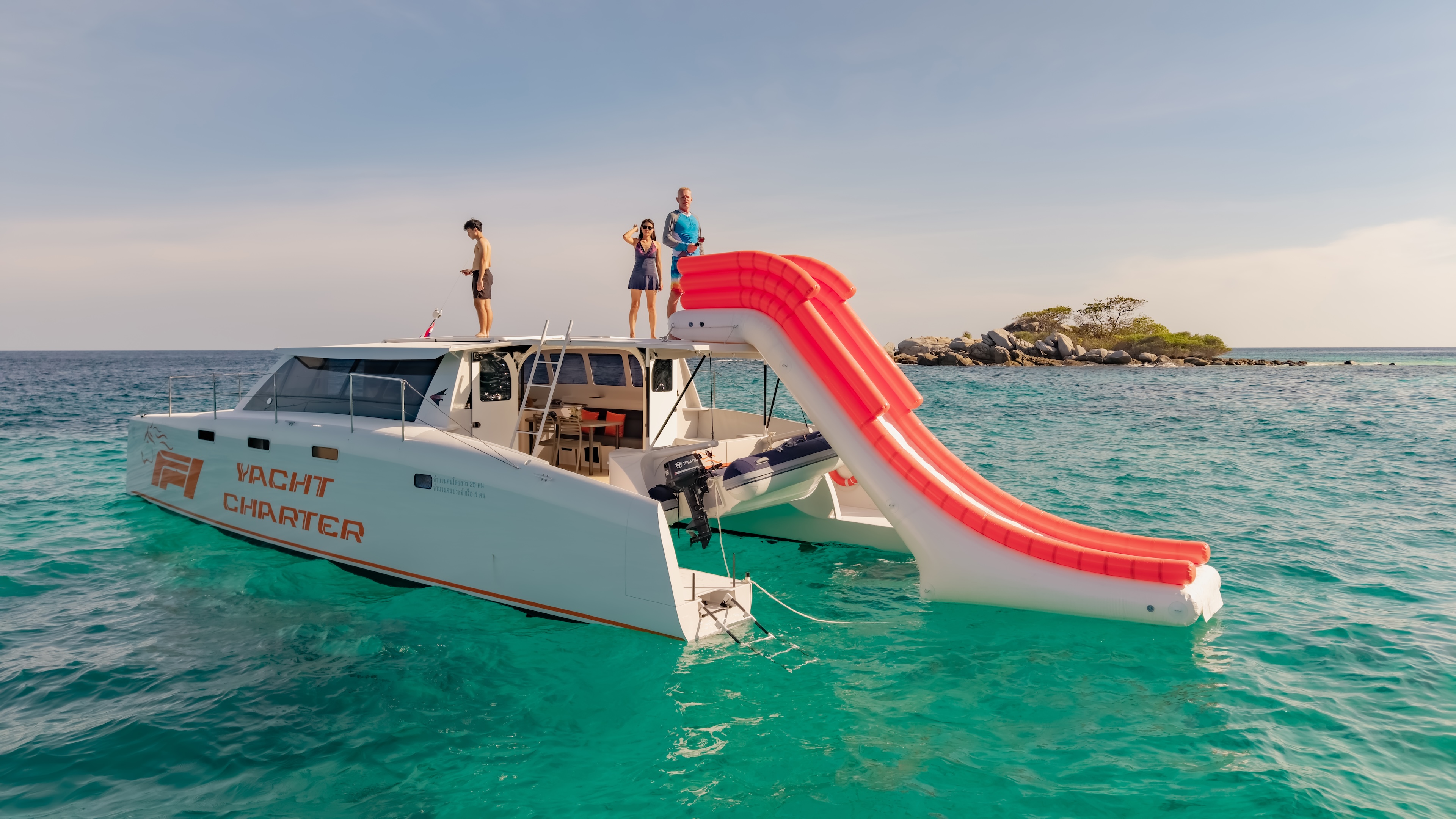 F1 - private power catamaran charter in Phuket