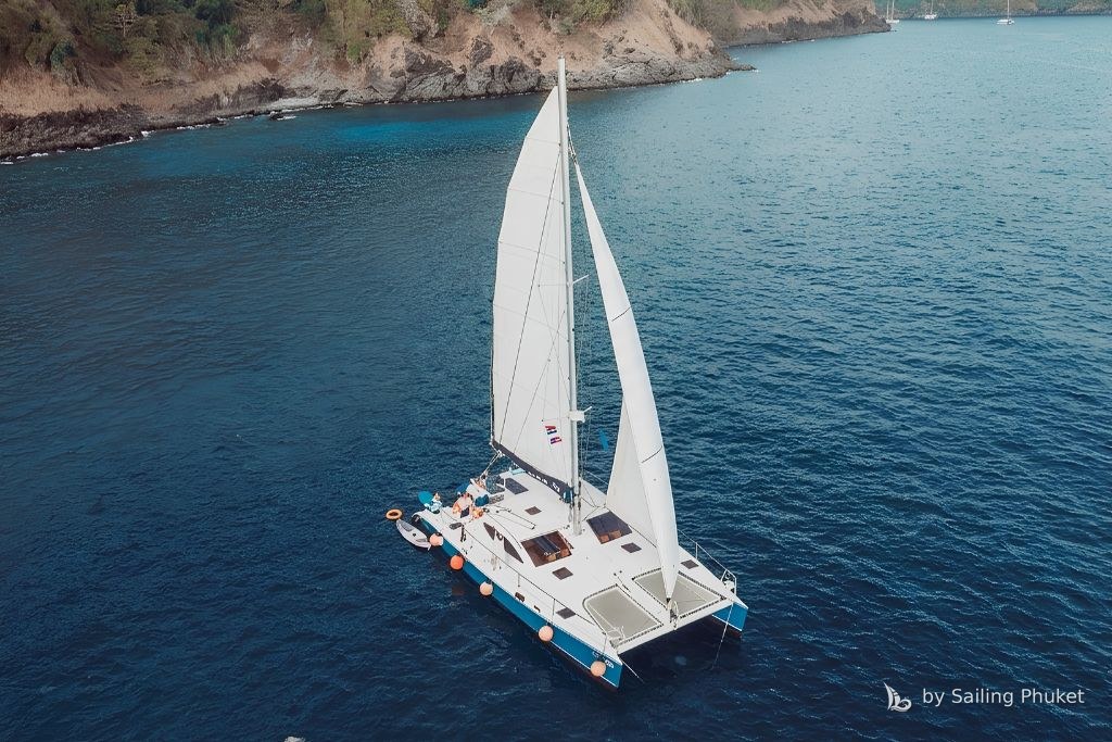 Ella on a private charter around Phuket's islands