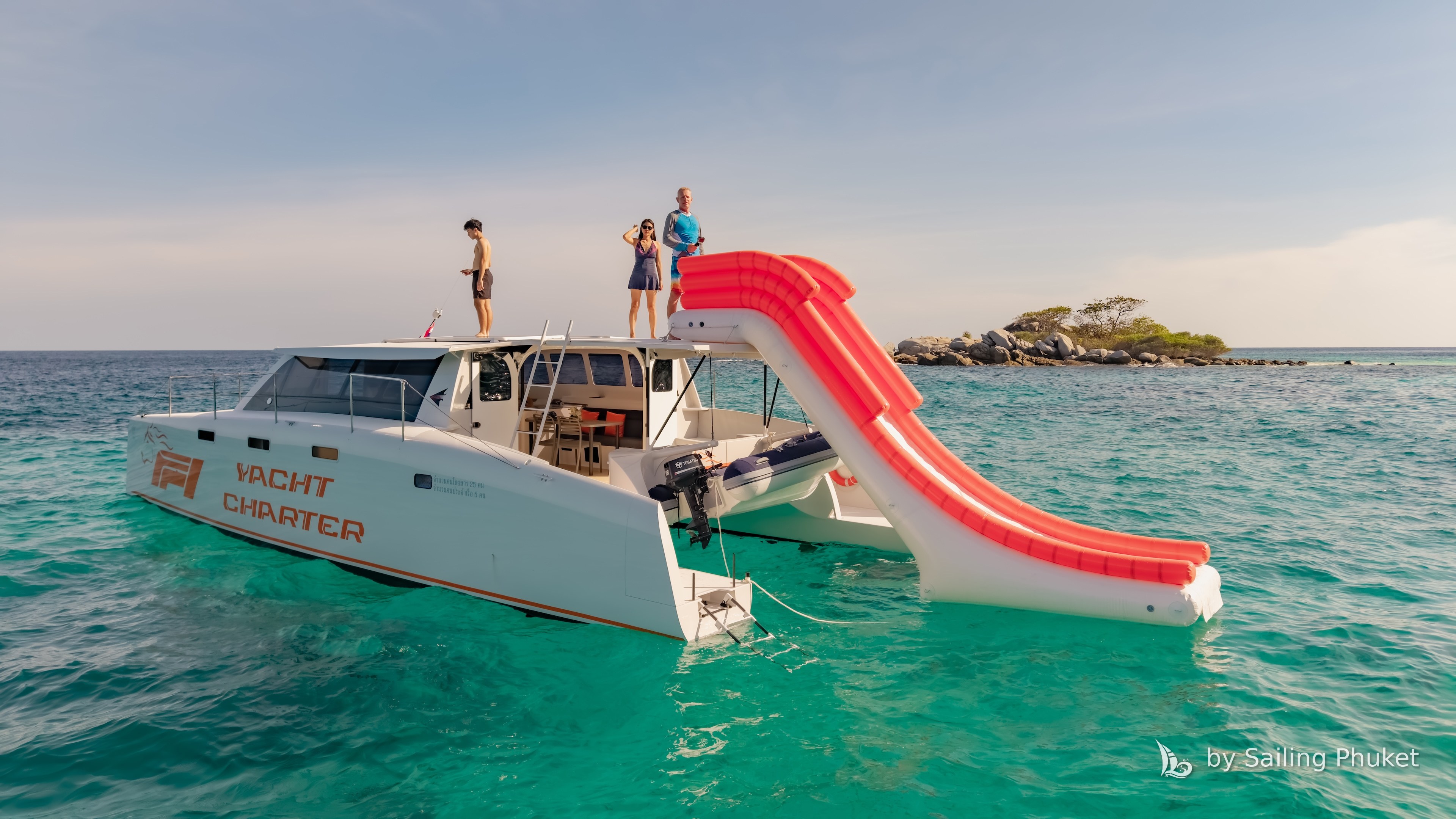 F1 - private power catamaran charter in Phuket